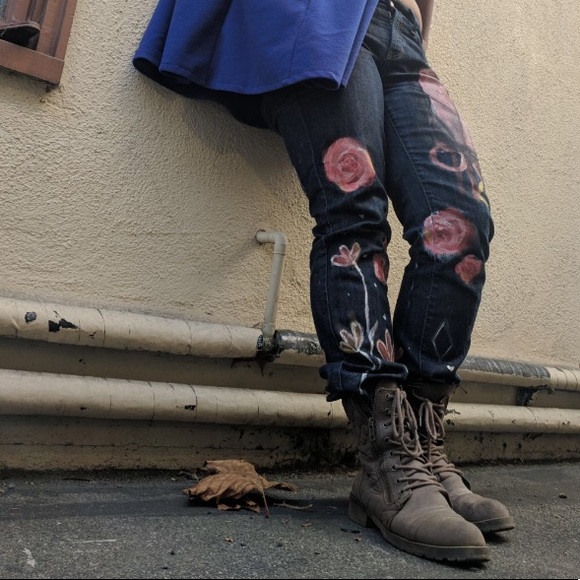 HANDPAINTED by Artist Jeans - Picture 2 of 8